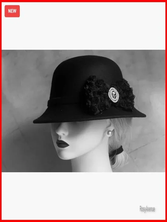 Vintage Linen Fascinator Hat with Feathers for Derby Wedding Church Events - Picture 4 of 7